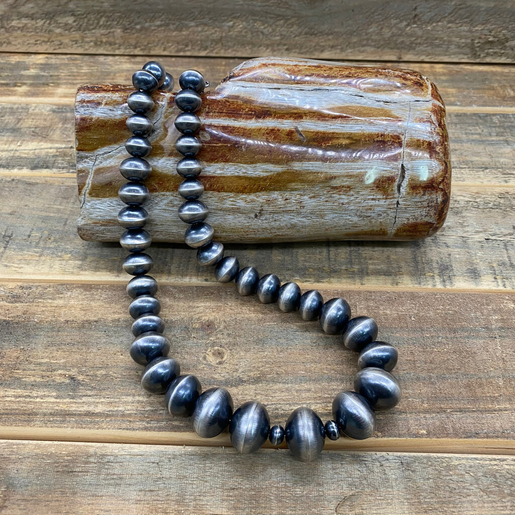 SUNWEST SILVER 20" Navajo Pearls by Lillie Yazzie