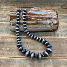 SUNWEST SILVER 20" Navajo Pearls by Lillie Yazzie