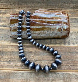 SUNWEST SILVER 20" Navajo Pearls by Lillie Yazzie