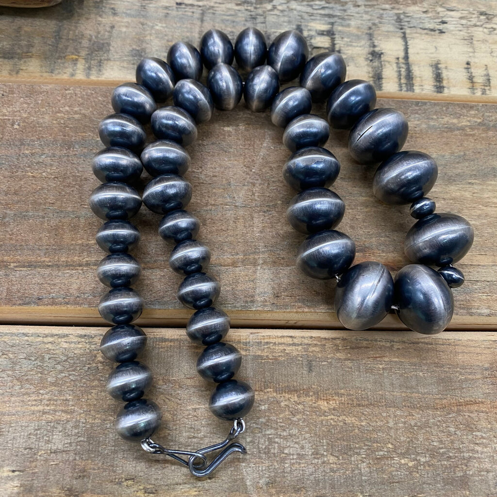 SUNWEST SILVER 20" Navajo Pearls by Lillie Yazzie