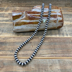 24" Stamped Navajo Beads by Bryannen Halwood