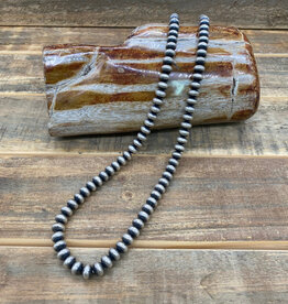 24" Stamped Navajo Beads by Bryannen Halwood