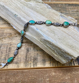 Sonoran turquoise link bracelet