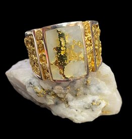 Gold Quartz in Sterling 11- RM1200NQ