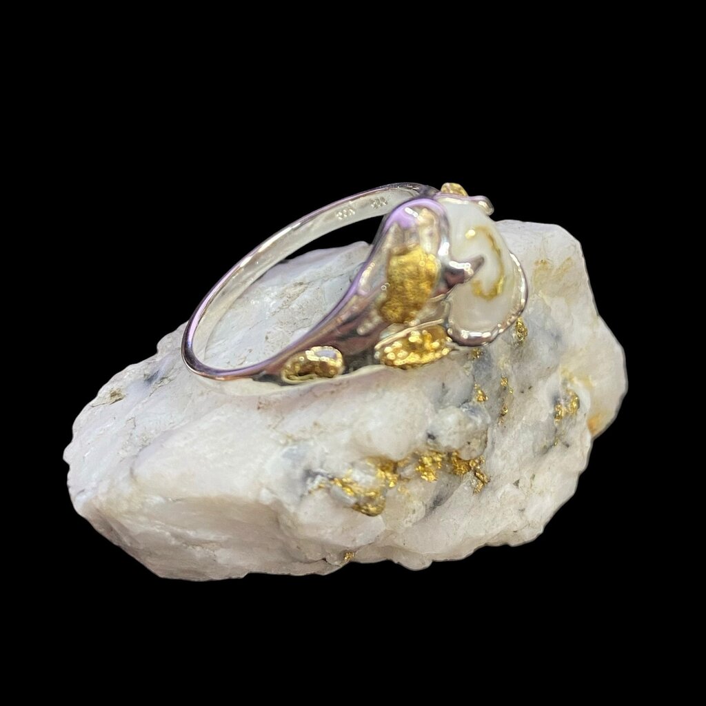 Gold Quartz in Sterling 8 (G5)- RL659Q