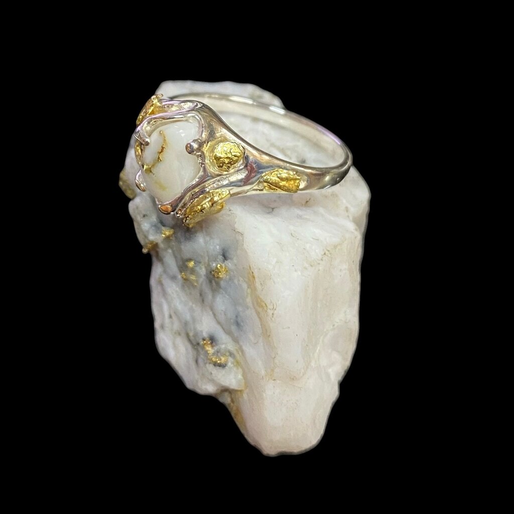 Gold Quartz in Sterling 8 (G5)- RL659Q