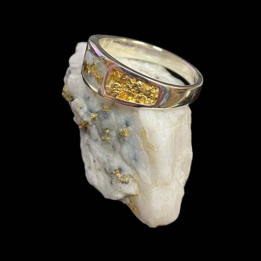 Gold Quartz in Sterling 10.75- RM6520LQ