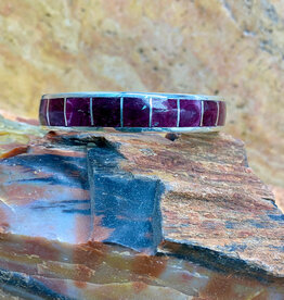 Purple spiny oyster bangle 7.75"