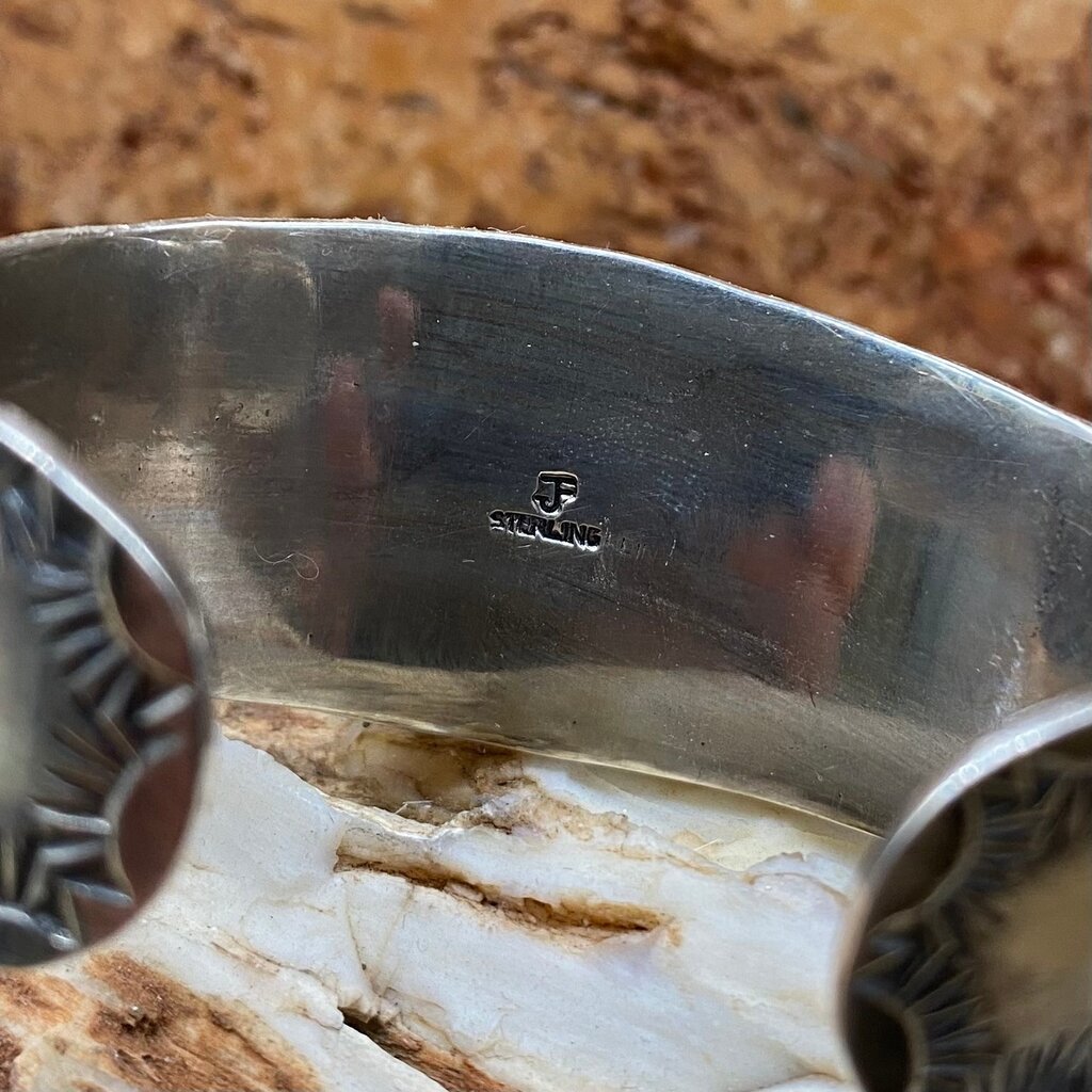 Sonoran turquoise 3-stone cuff - 5.75"