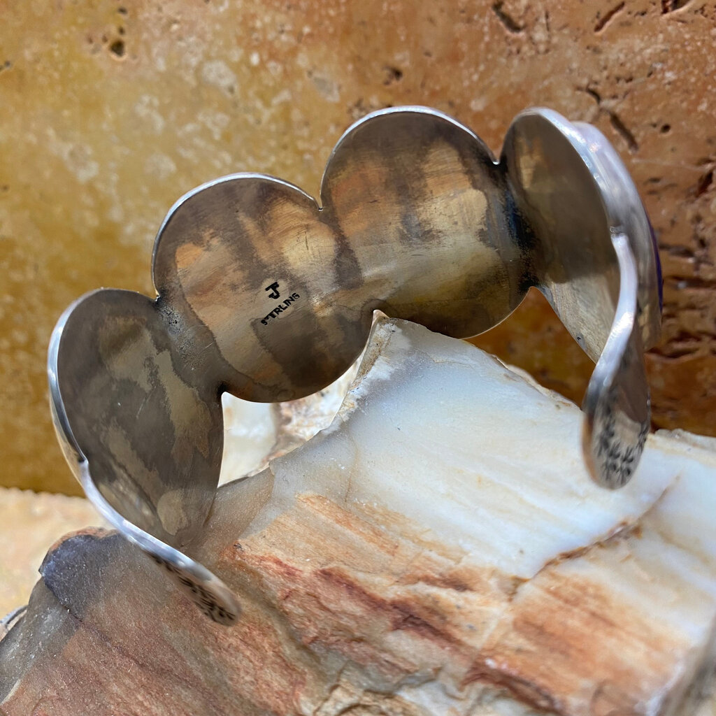 Lapis 4-stone cuff - 6"