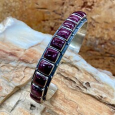Purple spiny oyster cuff - 6.5"