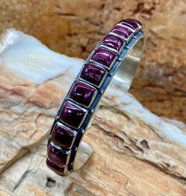 Purple spiny oyster cuff - 6.5"