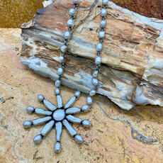 18" Pearl Variety Stone Necklace