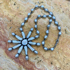 18" Pearl Variety Stone Necklace