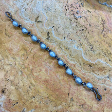 7" mother of pearl link bracelet