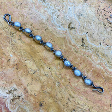 6.5" mother of pearl link bracelet