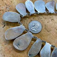 25 stone turquoise 18" necklace