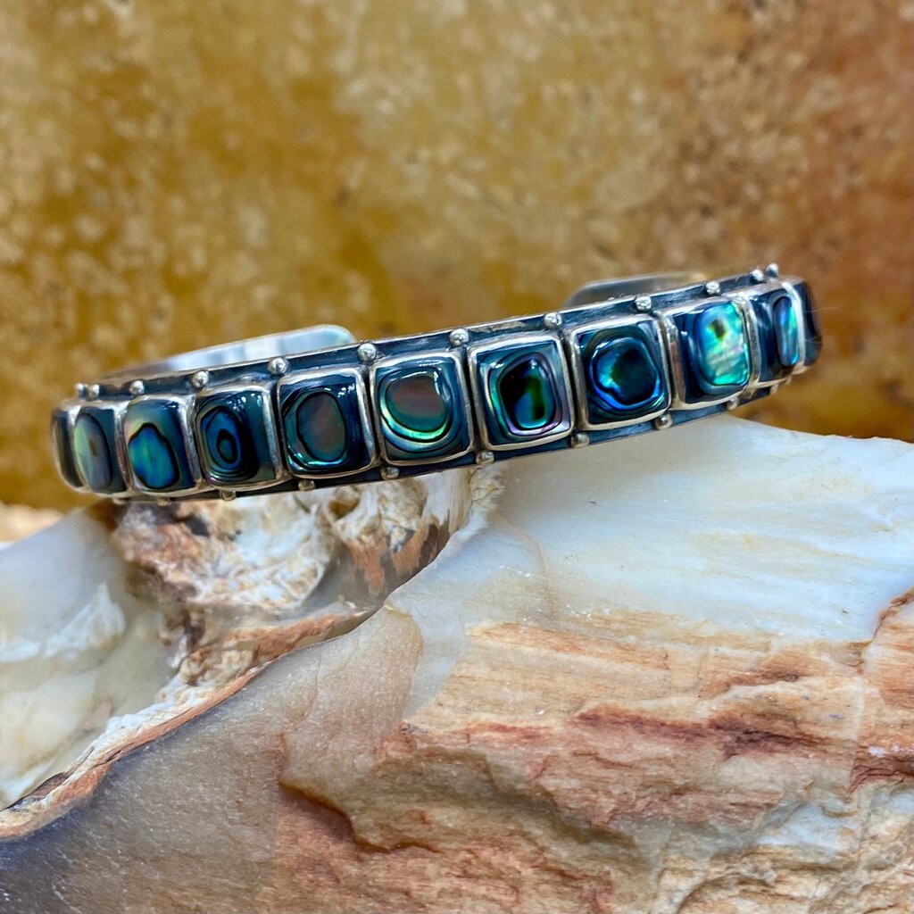 Abalone cuff - 6.5"