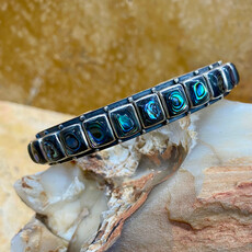 Abalone cuff - 7"