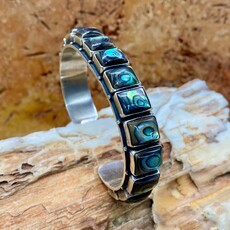 Abalone cuff - 6.75"