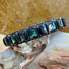 Abalone cuff - 6.75"