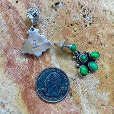 NV Green Turquoise Drop Earrings