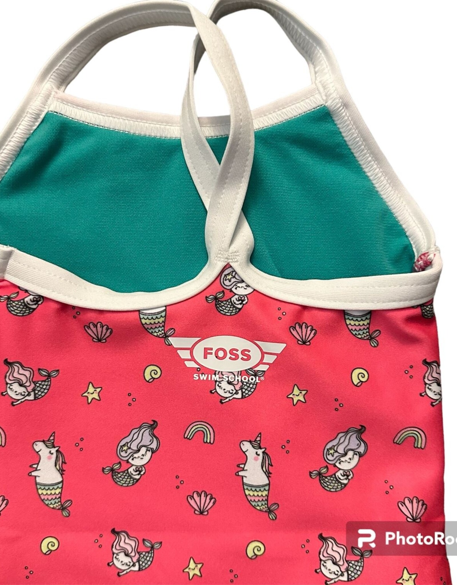 Foss Girls 1PC Mermaid  and Heart Suit