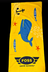 Foss Yellow Whale Towel