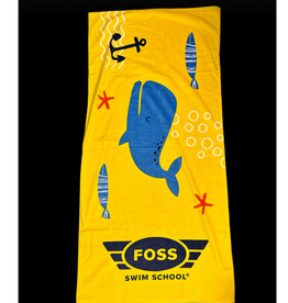 Foss Yellow Whale Towel