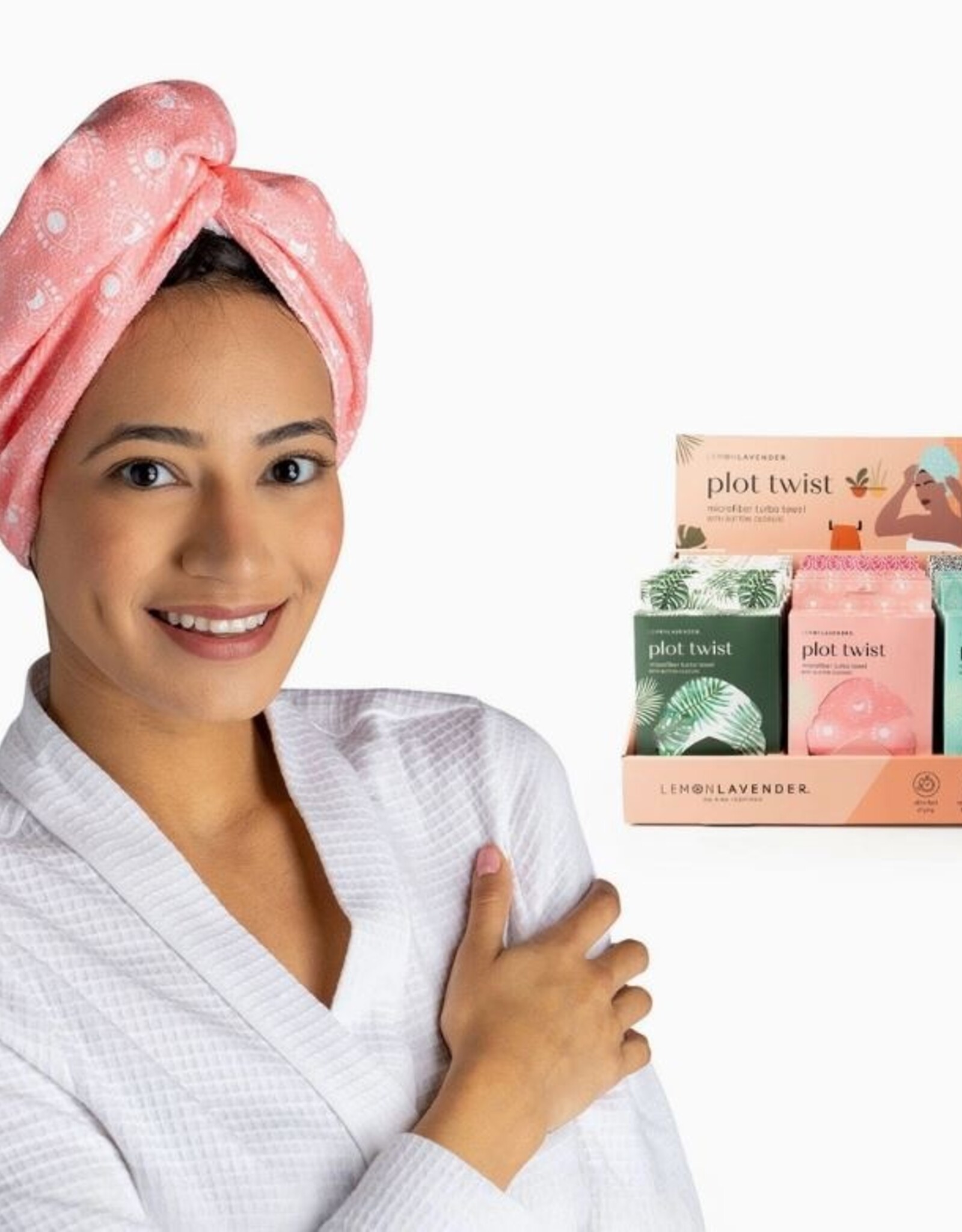 Microfiber Hair Towel - Assorted Prints