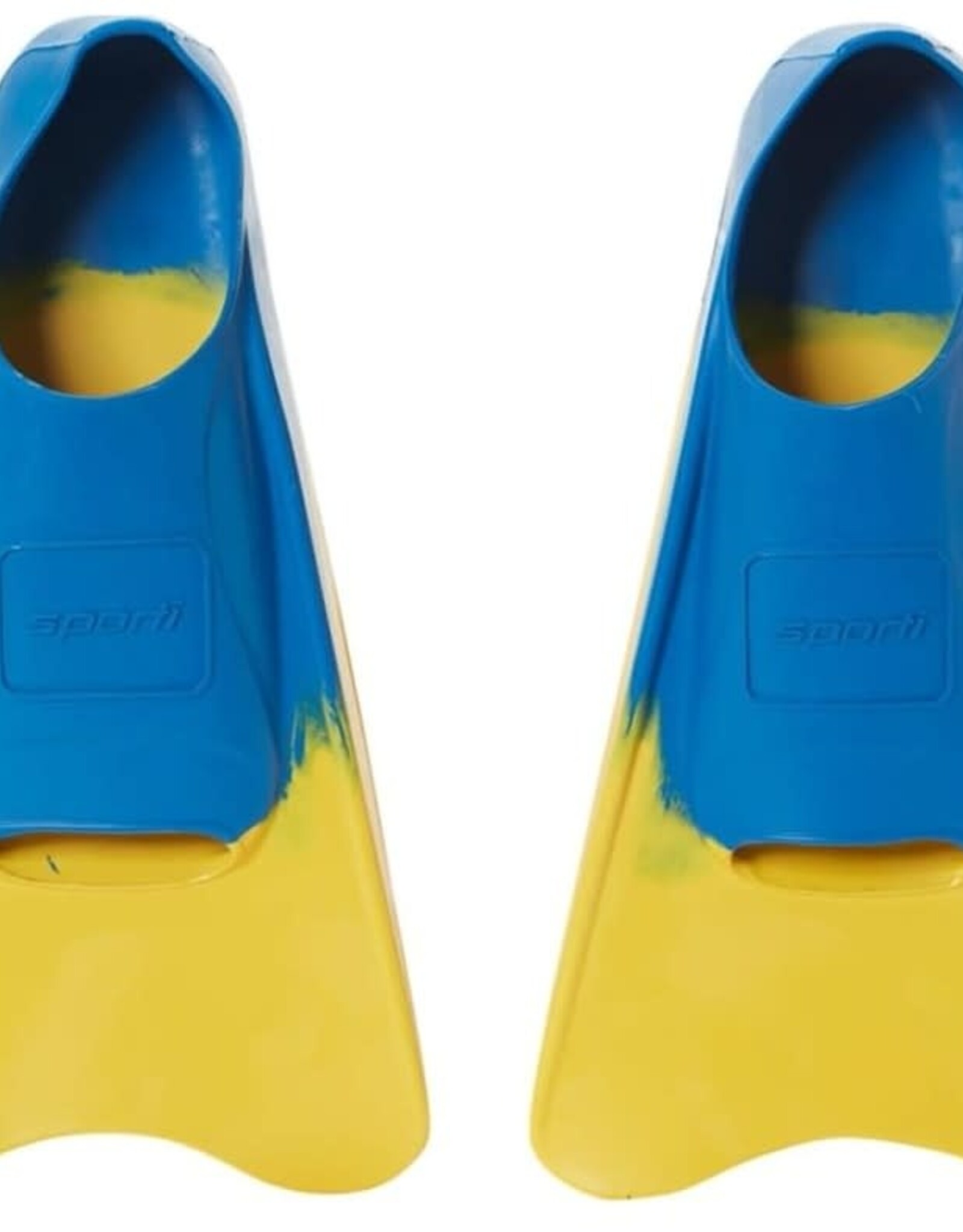Sporti Essential Training Swim Fins Yellow Youth Size 4-5/W 6