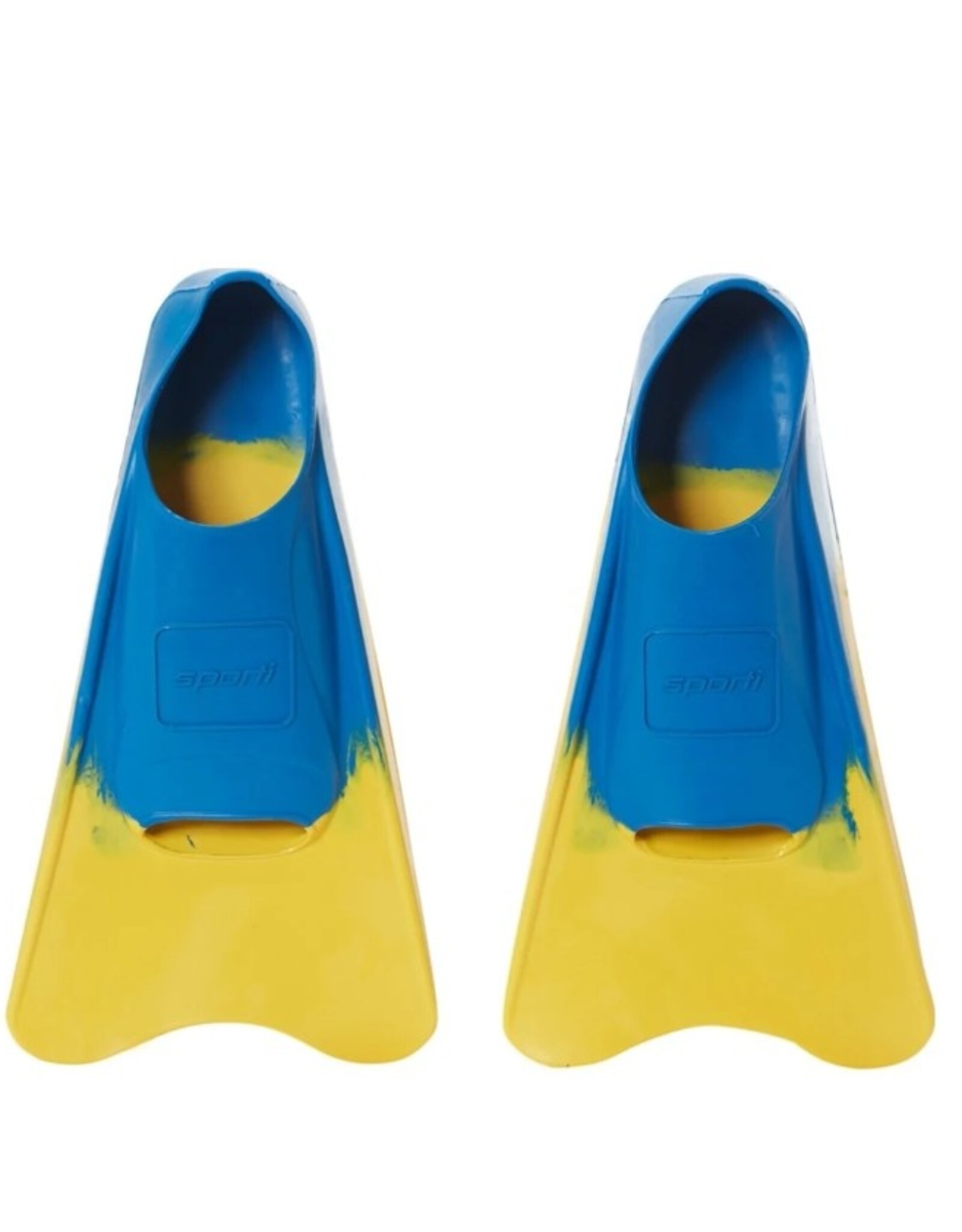 Sporti Essential Training Swim Fins Yellow Youth Size 4-5/W 6