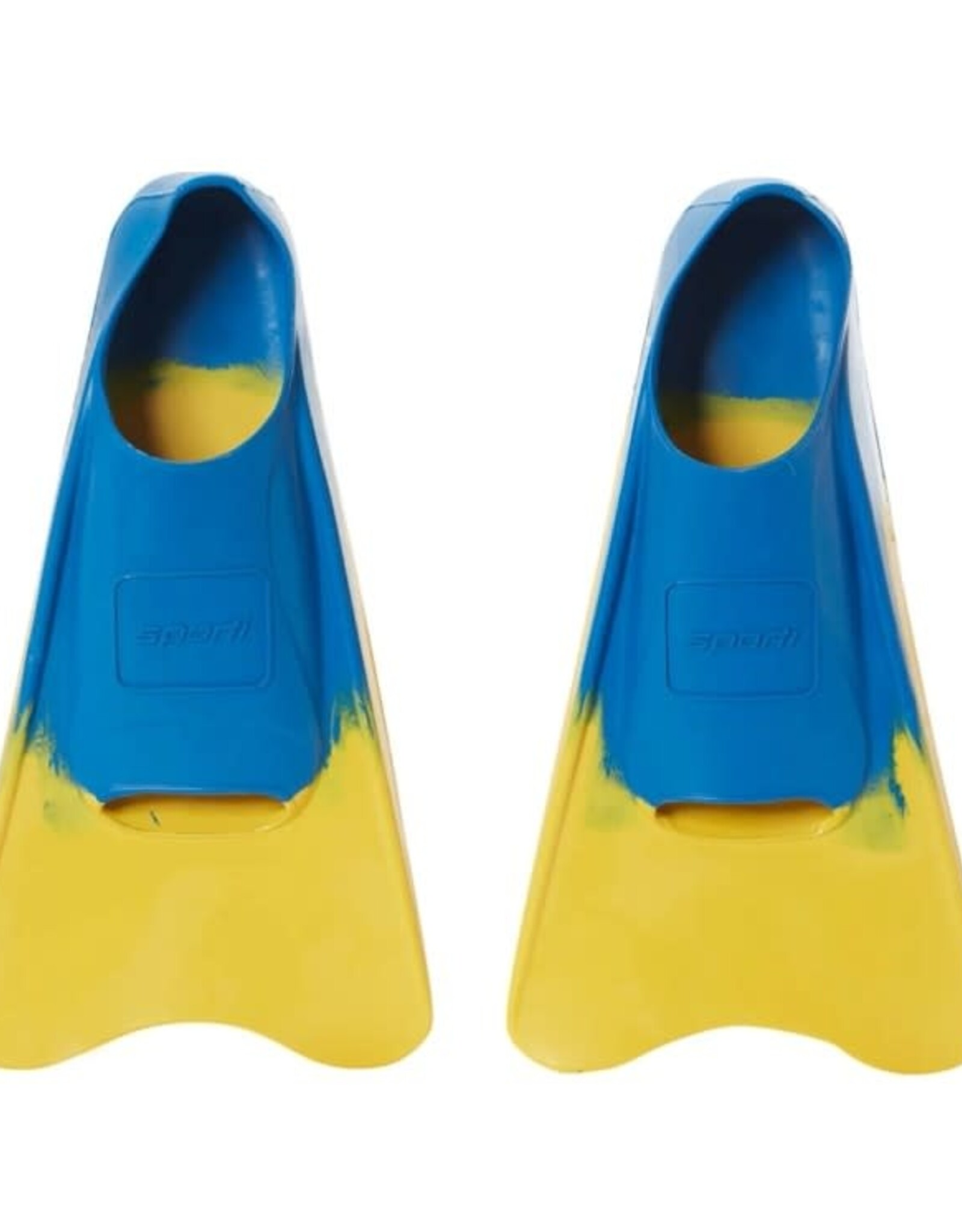 Sporti Essential Training Swim Fins Yellow Youth Size 4-5/W 6