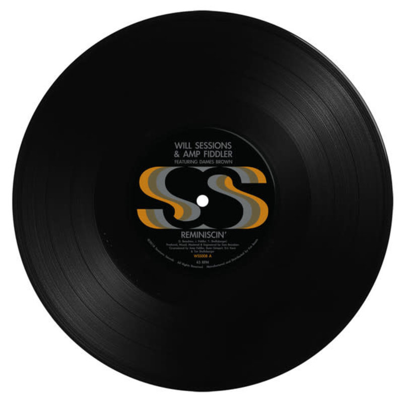 FS Will Sessions & Amp Fiddler Featuring Dames Brown ‎– Reminiscin' 10"