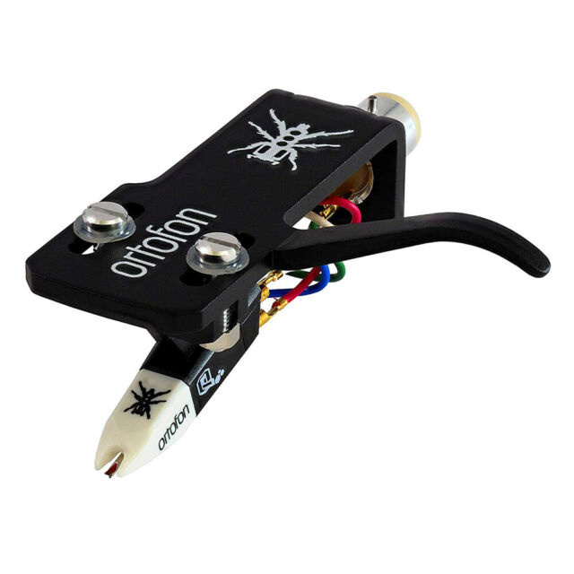 ORTOFON Ortofon *OM Q. Bert* Cartridge+Stylus Premounted on SH-4 Black Headshell (Spherical)