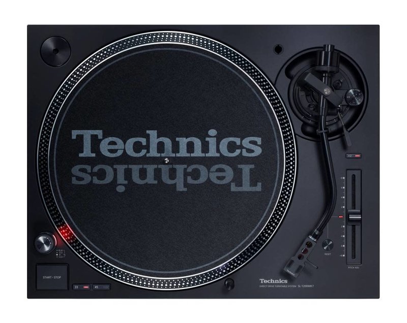 Technics SL-1200MK7 Turntable with Coreless Direct Drive Motor - Black