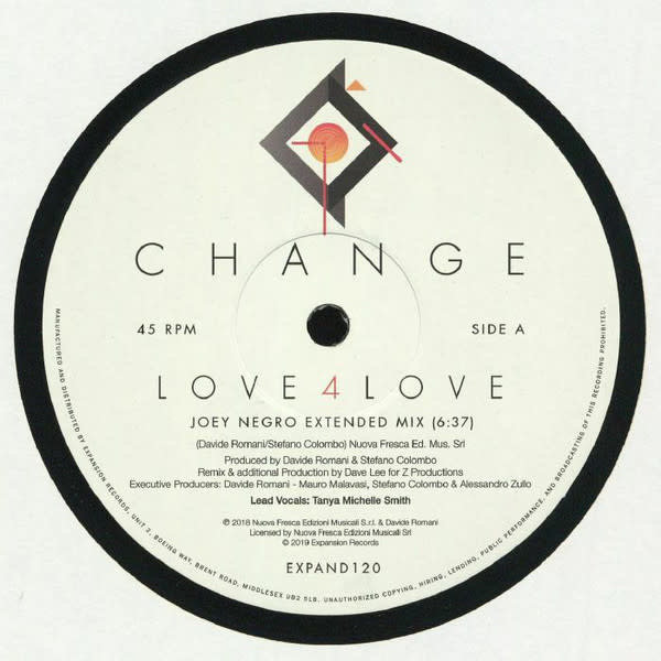 Change ‎– Love 4 Love / Make Me (Go Crazy) 12"