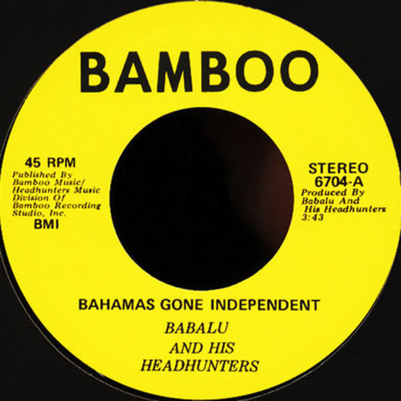 Babalu - Bahamas Goes Independent 7"