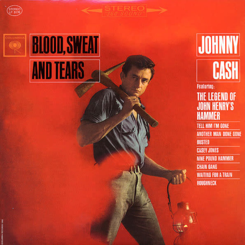 RK Johnny Cash ‎– Blood, Sweat And Tears LP