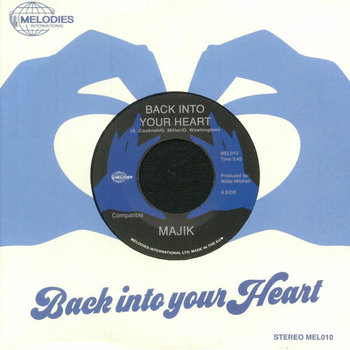 Majik - Back Into Your Heart 7" (2018 Melodies International Reissue)