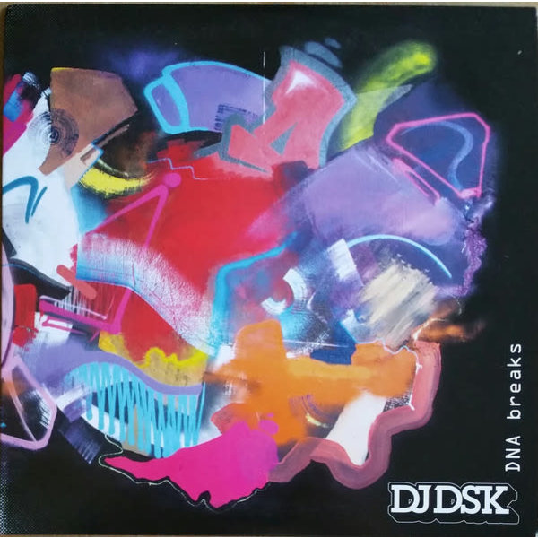 DJ DSK - DNA Breaks 7" (2018), Clear/Black/White Spatter