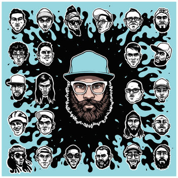 Various - Dr. Dundiff & Friends LP (2016), Marble Blue