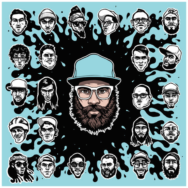 Various - Dr. Dundiff & Friends LP (2016), Marble Blue