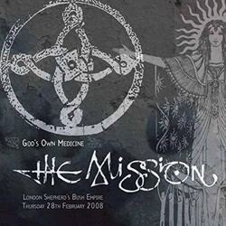 The Mission - God's Own Medicine - London Shepherd's Bush Empire Thursday 28th February 2008 2LP (2015 Reissue), Clear