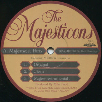 The Majesticons ‎– Majestwest Party / Suburb Party 12"