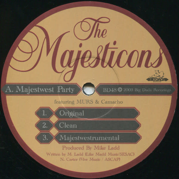 The Majesticons ‎– Majestwest Party / Suburb Party 12"