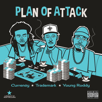Curren$y (Currency), Trademark Da Skydiver, Young Roddy ‎– Plan Of Attack LP