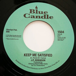 J. P. Robinson - Keep Me Satisfied / Our Day Is Here 7"(2020 Blue Candle Reissue)