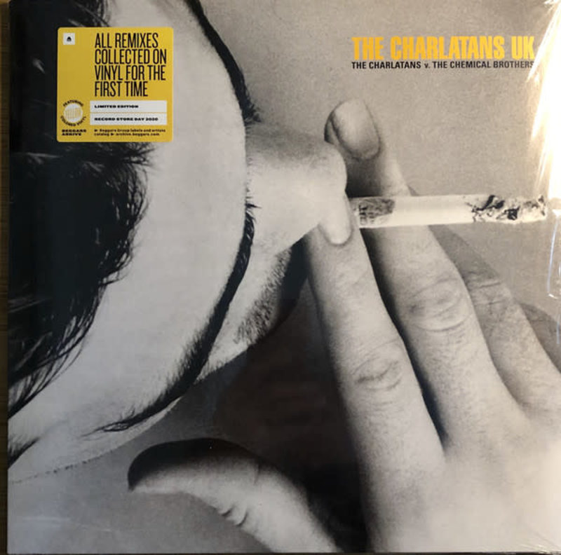 The Charlatans UK - The Charlatans V. The Chemical Brothers 12" [RSD2020 Beggars Arkive Reissue], Limited500, Yellow Vinyl