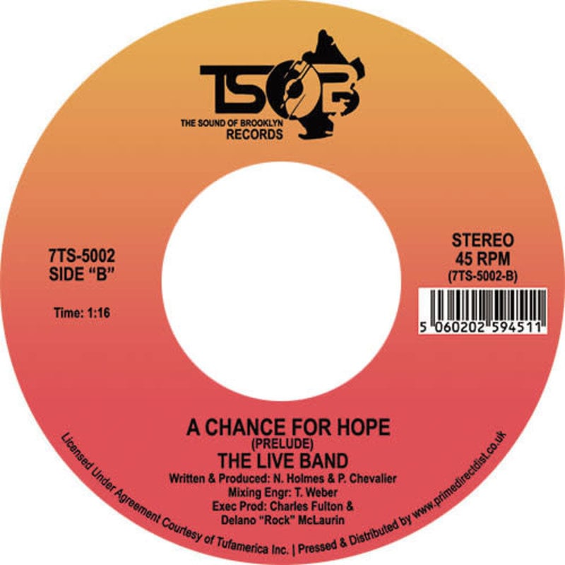 Live Band - A Chance For Hope 7" [RSD2020]